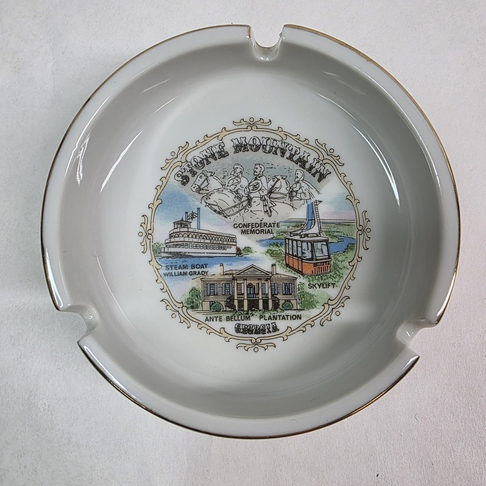 STONE MOUNTAIN GA ASHTRAY COMMEMORATIVE SOUVENIR